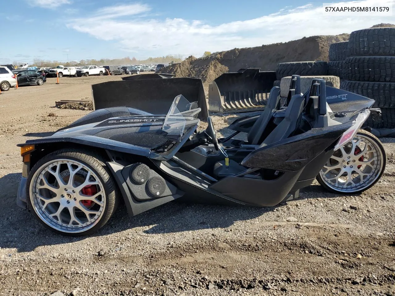 2021 Polaris Slingshot Sl VIN: 57XAAPHD5M8141579 Lot: 75348494