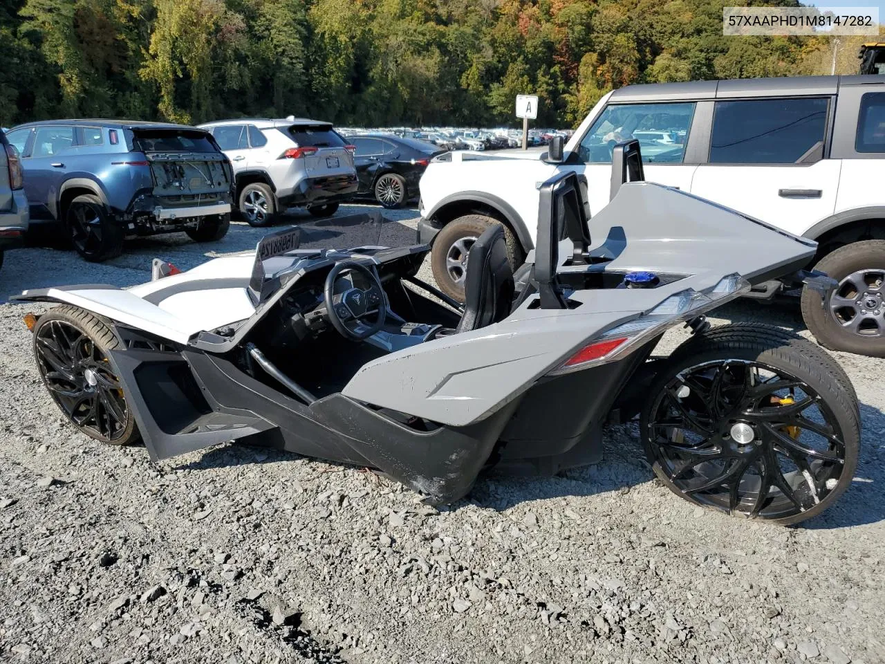 2021 Polaris Slingshot Sl VIN: 57XAAPHD1M8147282 Lot: 75988724