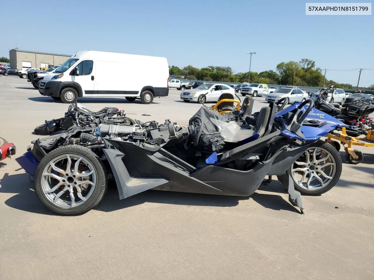 2022 Polaris Slingshot Sl VIN: 57XAAPHD1N8151799 Lot: 72008984