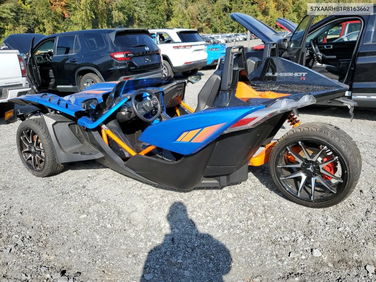 2024 Polaris Slingshot R VIN: 57XAARHB1R8163662 Lot: 75477764