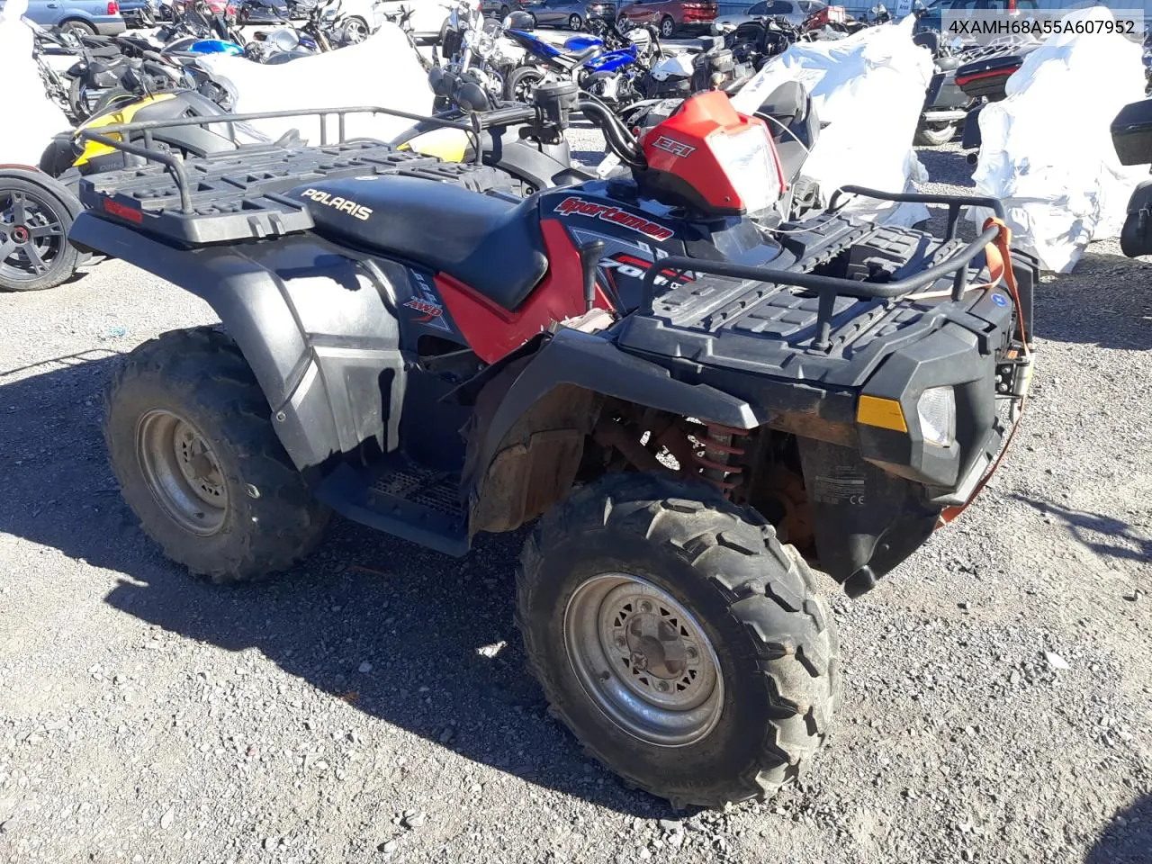 2005 Polaris Sportsman 700 VIN: 4XAMH68A55A607952 Lot: 66146143