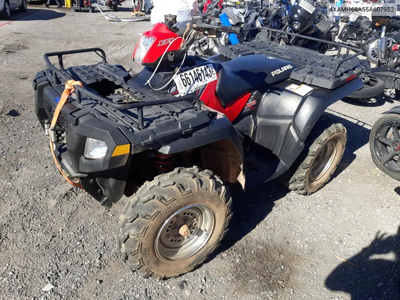 2005 Polaris Sportsman 700 VIN: 4XAMH68A55A607952 Lot: 66146143