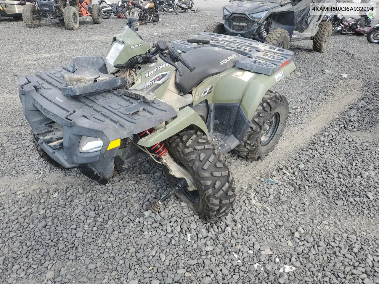 2006 Polaris Sportsman 500 VIN: 4XAMH50A36A932994 Lot: 72006174