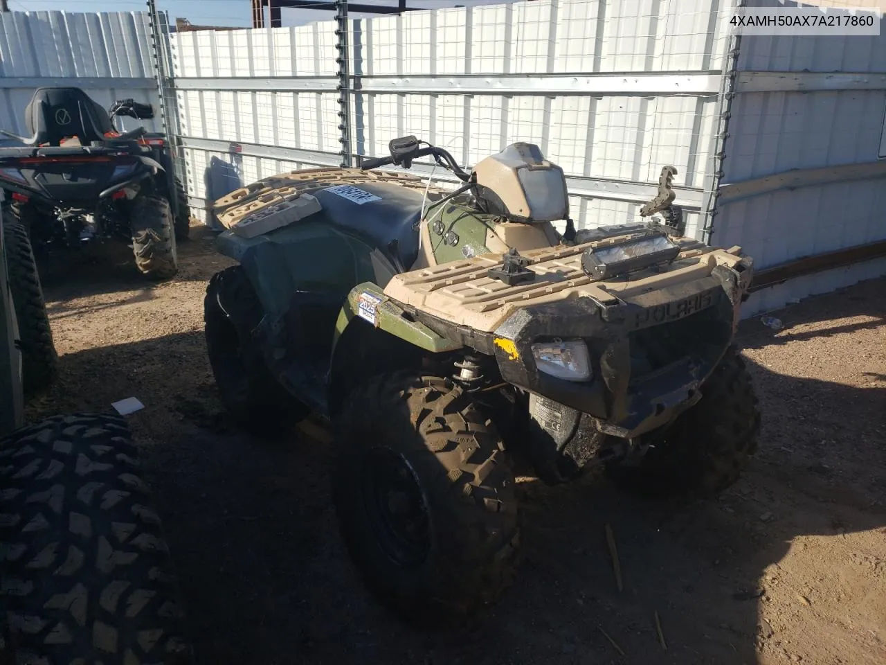 2007 Polaris Sportsman 500 Efi VIN: 4XAMH50AX7A217860 Lot: 70064104