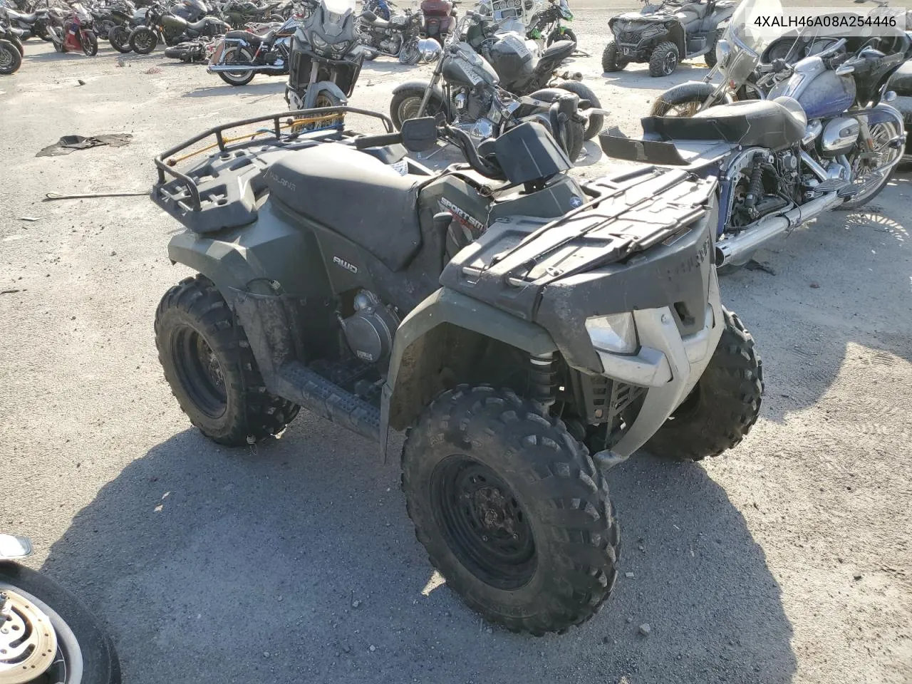 2008 Polaris Sportsman 400 H.o. VIN: 4XALH46A08A254446 Lot: 77444394