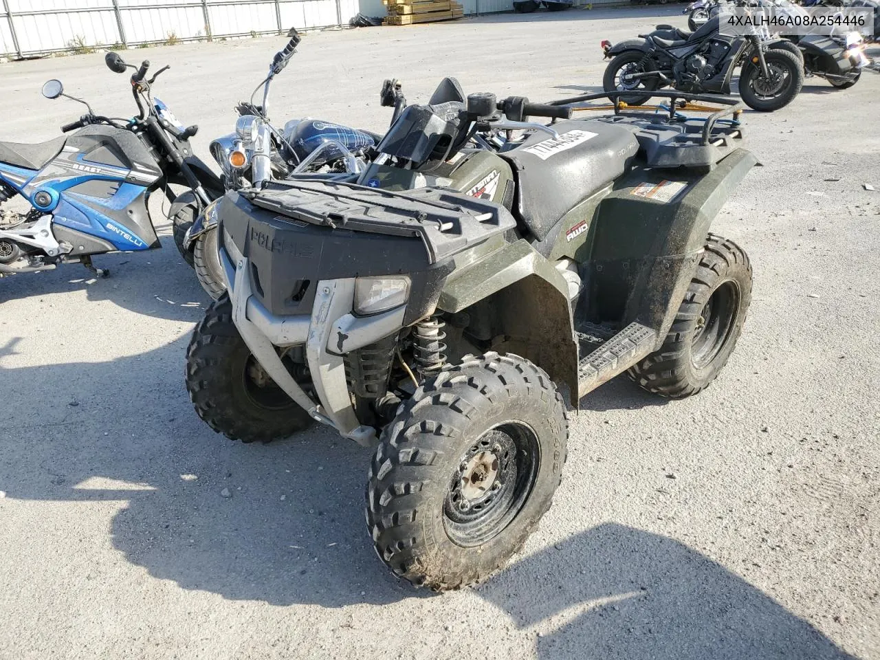 2008 Polaris Sportsman 400 H.o. VIN: 4XALH46A08A254446 Lot: 77444394