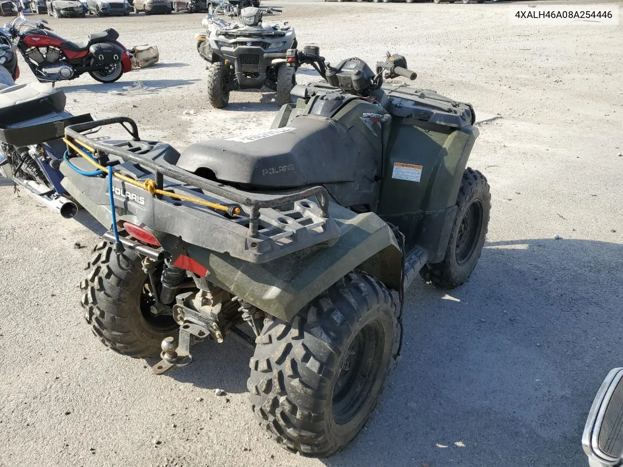 2008 Polaris Sportsman 400 H.o. VIN: 4XALH46A08A254446 Lot: 77444394