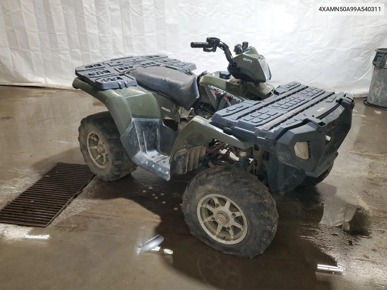 2009 Polaris Sportsman 500 Efi VIN: 4XAMN50A99A540311 Lot: 52918384