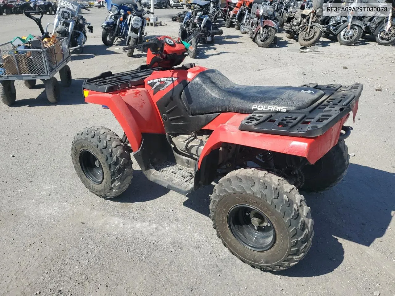 2009 Polaris Sportsman 90 VIN: RF3FA09A29T030078 Lot: 71480804