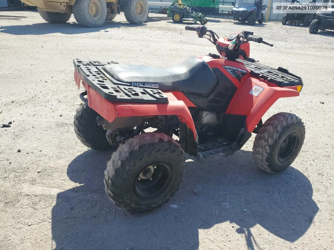 2009 Polaris Sportsman 90 VIN: RF3FA09A29T030078 Lot: 71480804