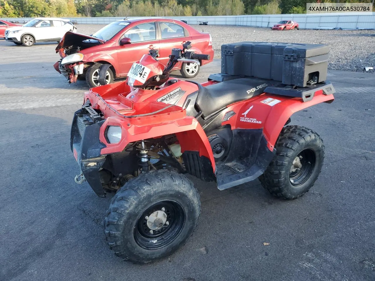 2012 Polaris Sportsman 800 Efi VIN: 4XAMH76A0CA530784 Lot: 74658024