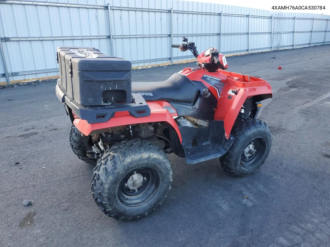 2012 Polaris Sportsman 800 Efi VIN: 4XAMH76A0CA530784 Lot: 74658024