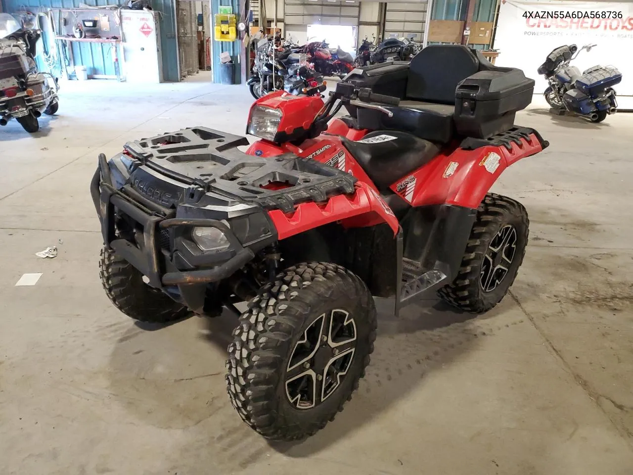 2013 Polaris Sportsman 550 VIN: 4XAZN55A6DA568736 Lot: 77591454