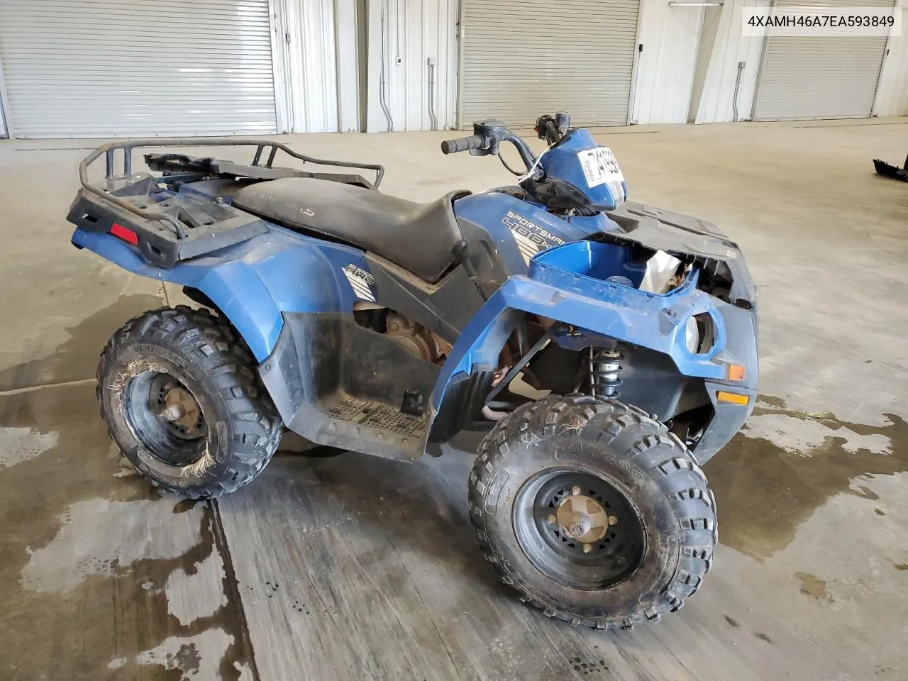 2014 Polaris Sportsman 400 H.o. VIN: 4XAMH46A7EA593849 Lot: 74193984