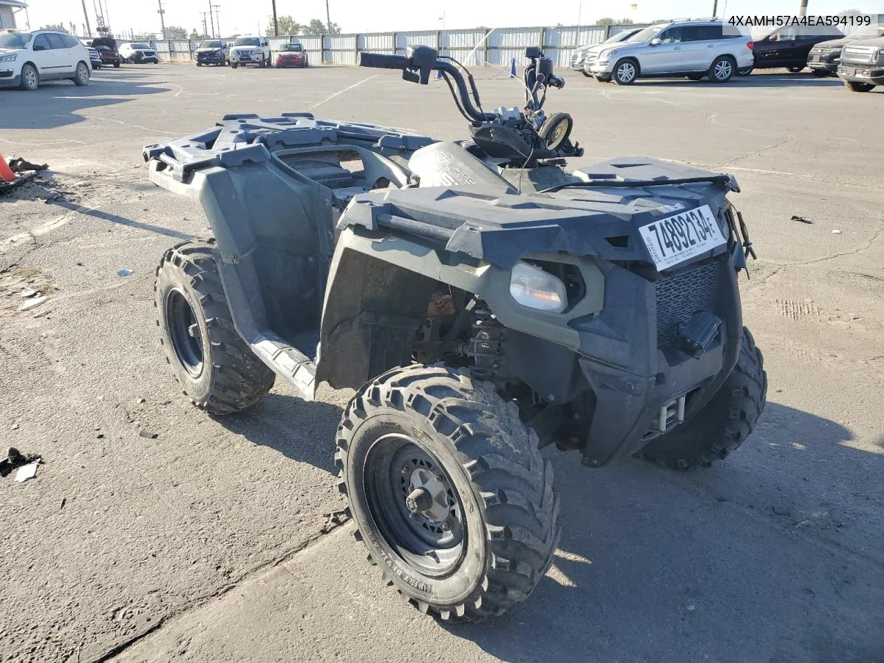 2014 Polaris Sportsman 570 VIN: 4XAMH57A4EA594199 Lot: 74892134