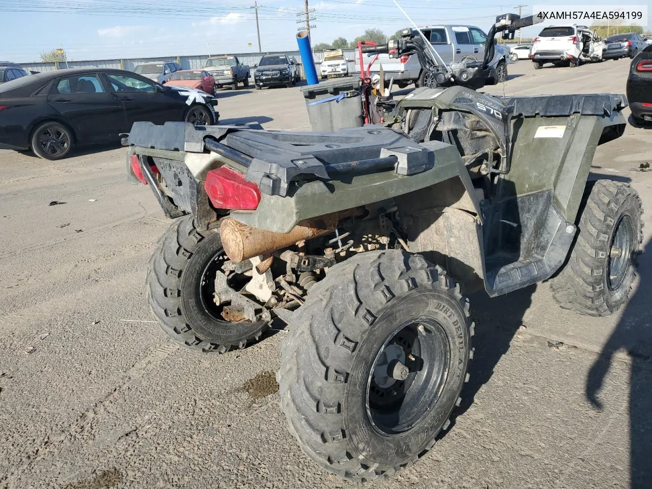 2014 Polaris Sportsman 570 VIN: 4XAMH57A4EA594199 Lot: 74892134