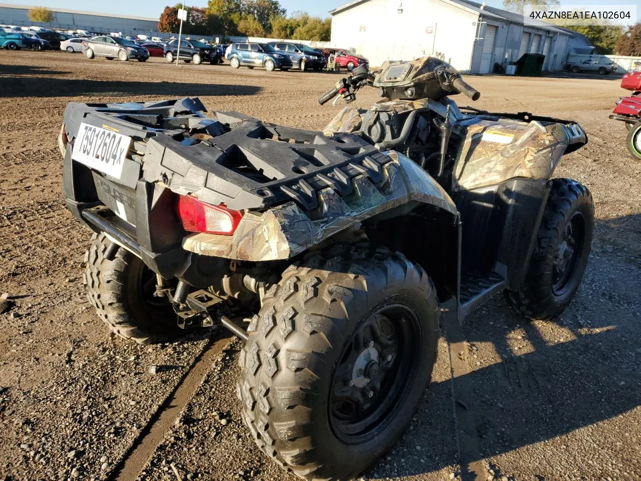 2014 Polaris Sportsman 850 Xp-Eps VIN: 4XAZN8EA1EA102604 Lot: 75912604