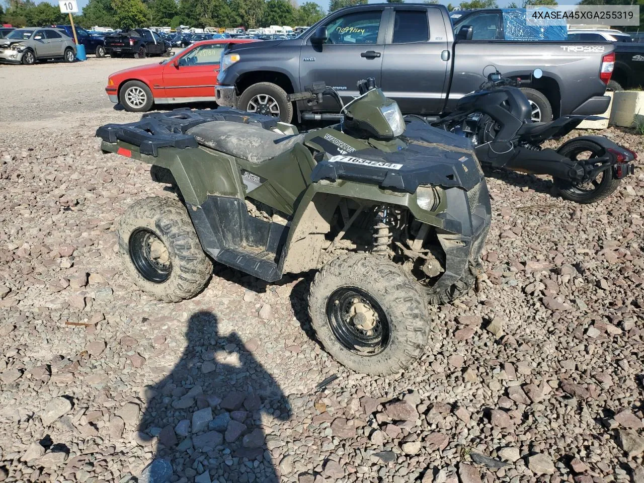 2016 Polaris Sportsman 450 H.o. VIN: 4XASEA45XGA255319 Lot: 71634234