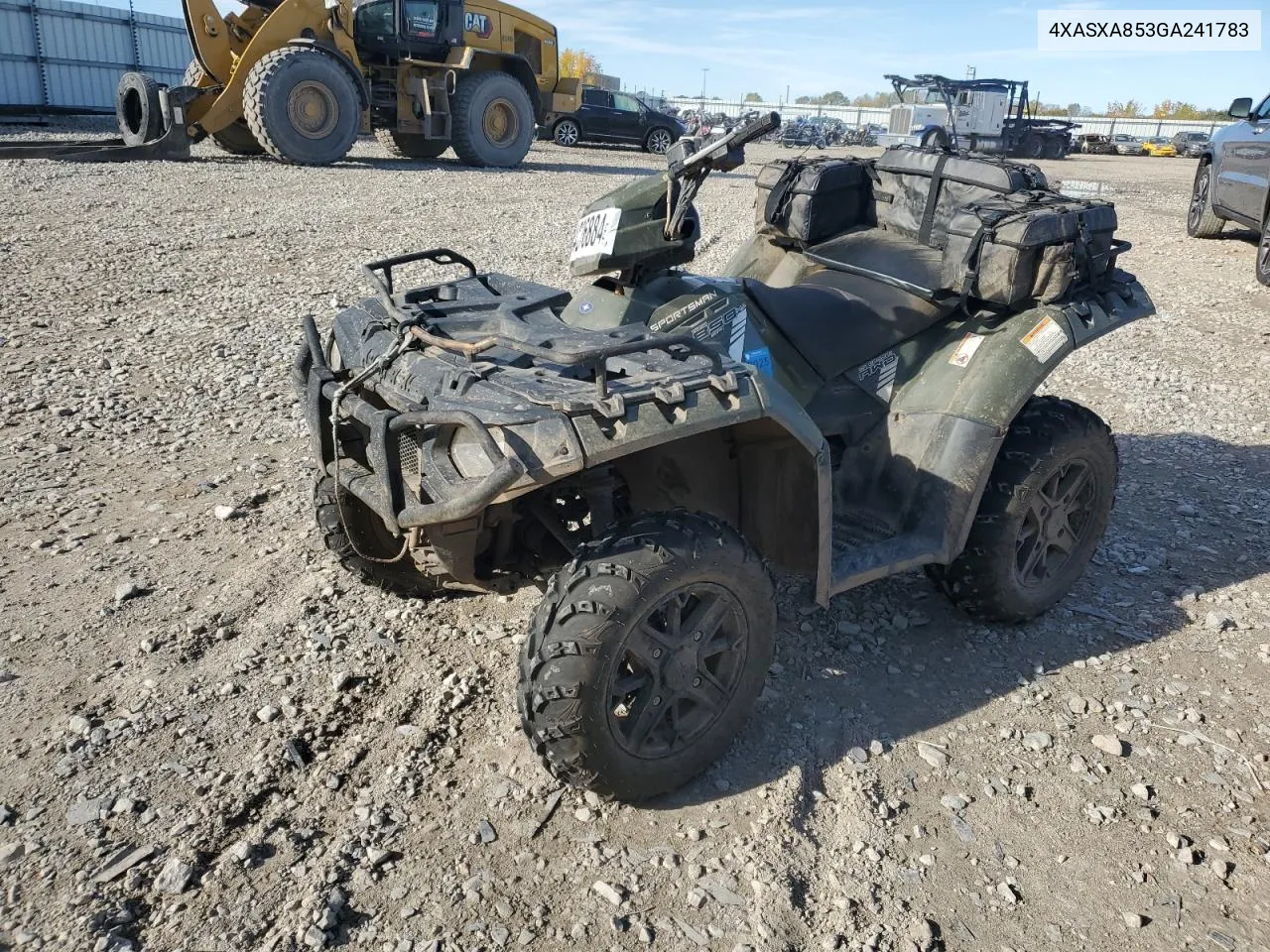 2016 Polaris Sportsman 850 VIN: 4XASXA853GA241783 Lot: 74236884