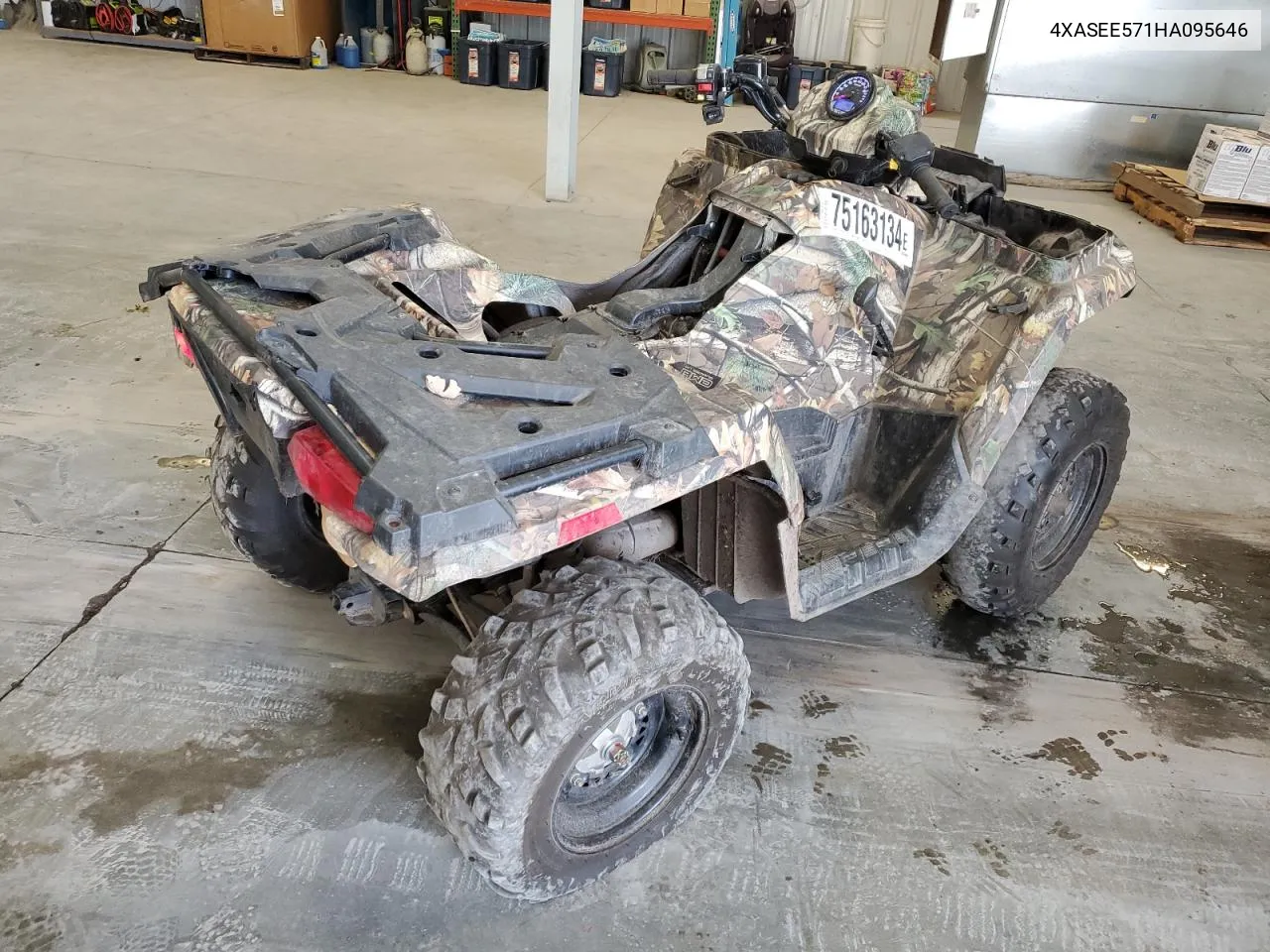 2017 Polaris Sportsman 570 Eps VIN: 4XASEE571HA095646 Lot: 75163134