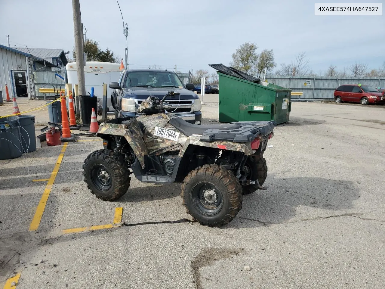 2017 Polaris Sportsman 570 Eps VIN: 4XASEE574HA647527 Lot: 79577044