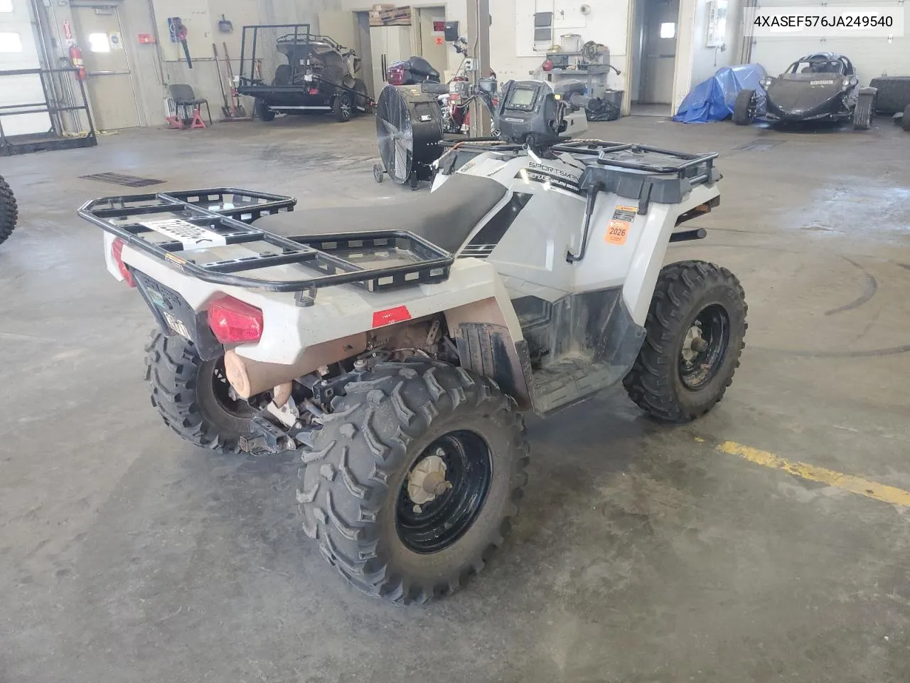 2018 Polaris Sportsman 570 Eps Utility Edition VIN: 4XASEF576JA249540 Lot: 71200064