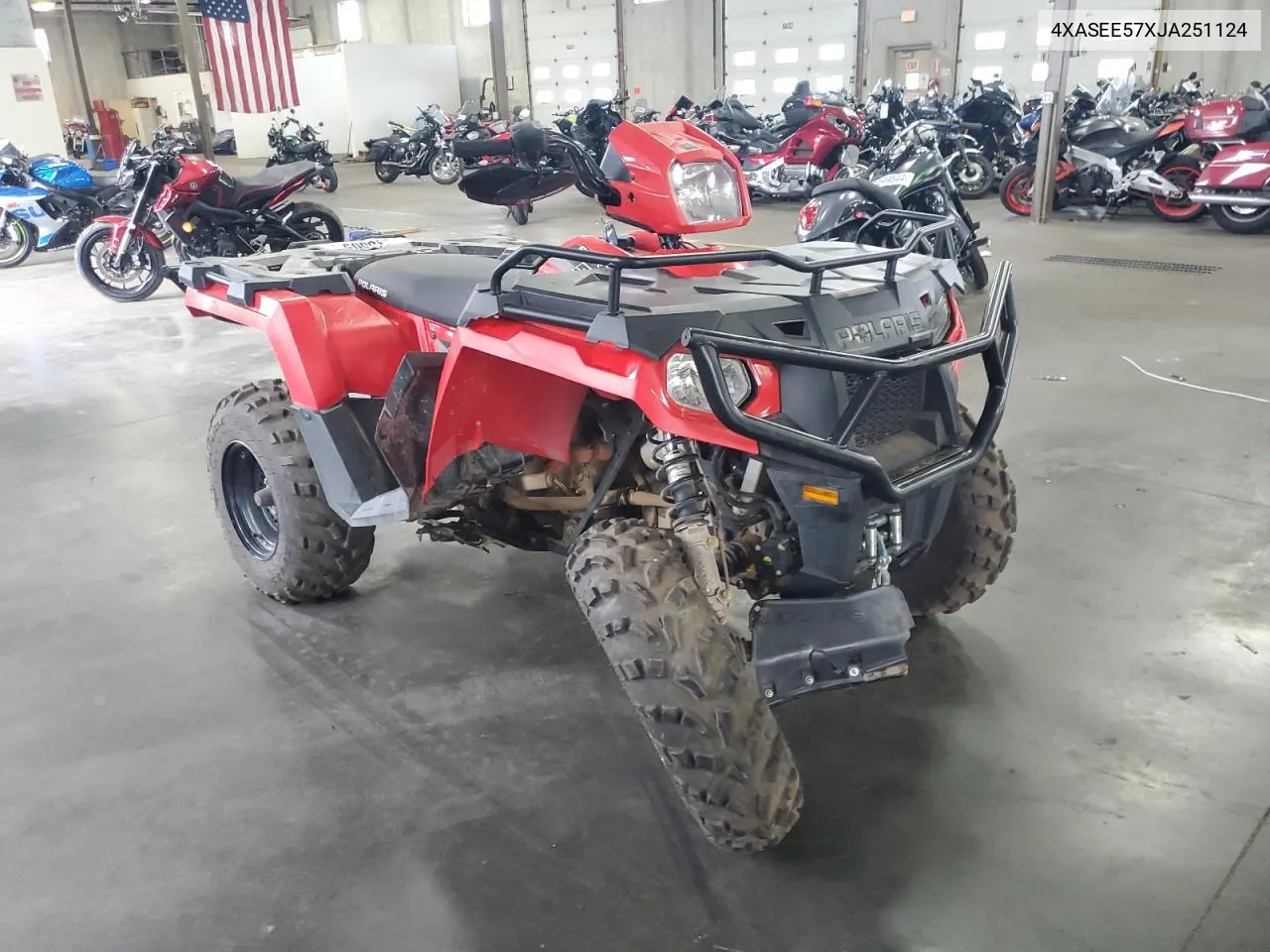 2018 Polaris Sportsman 570 Eps VIN: 4XASEE57XJA251124 Lot: 73933694