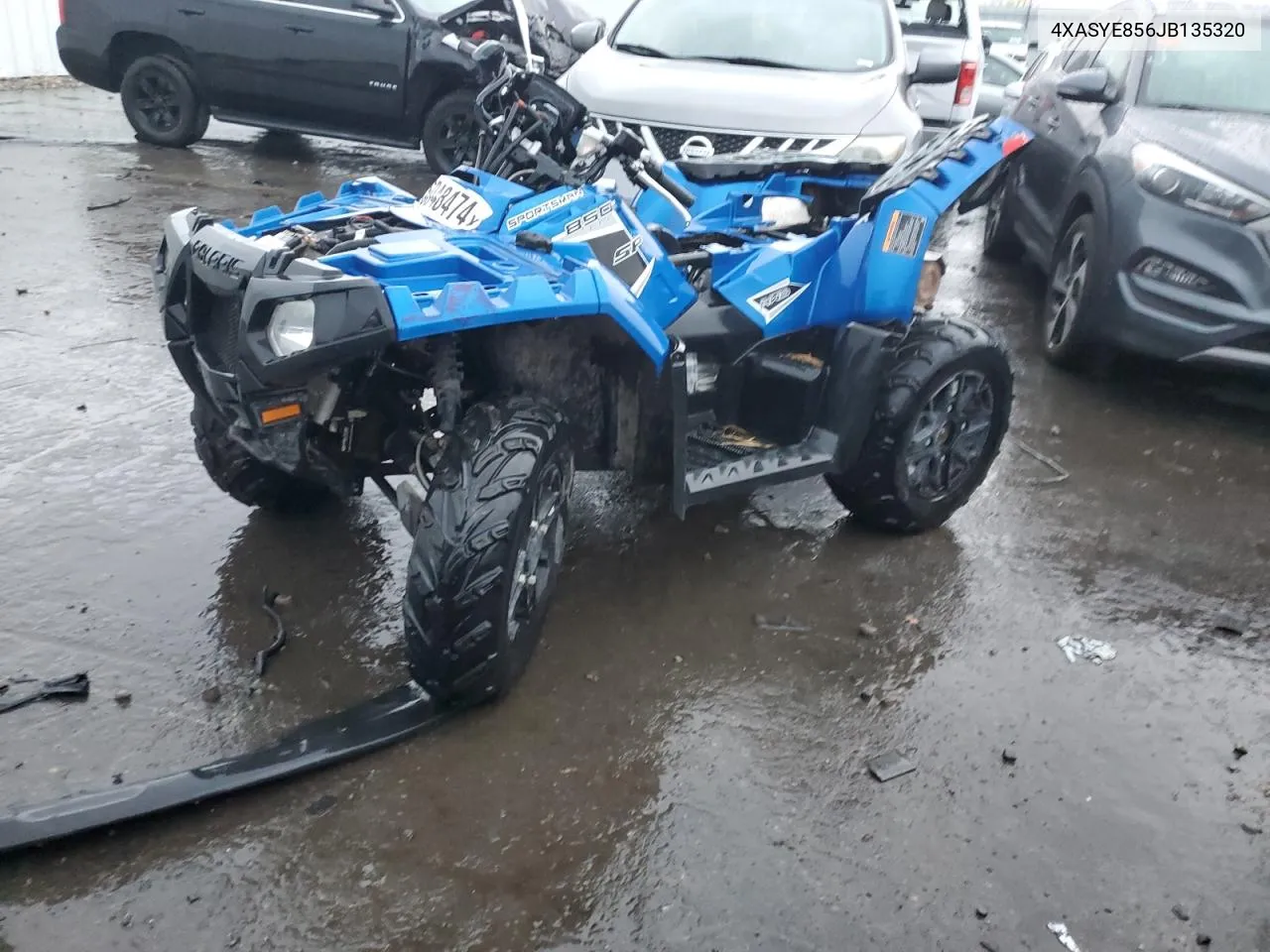 2018 Polaris Sportsman Touring 850 Sp VIN: 4XASYE856JB135320 Lot: 76048474