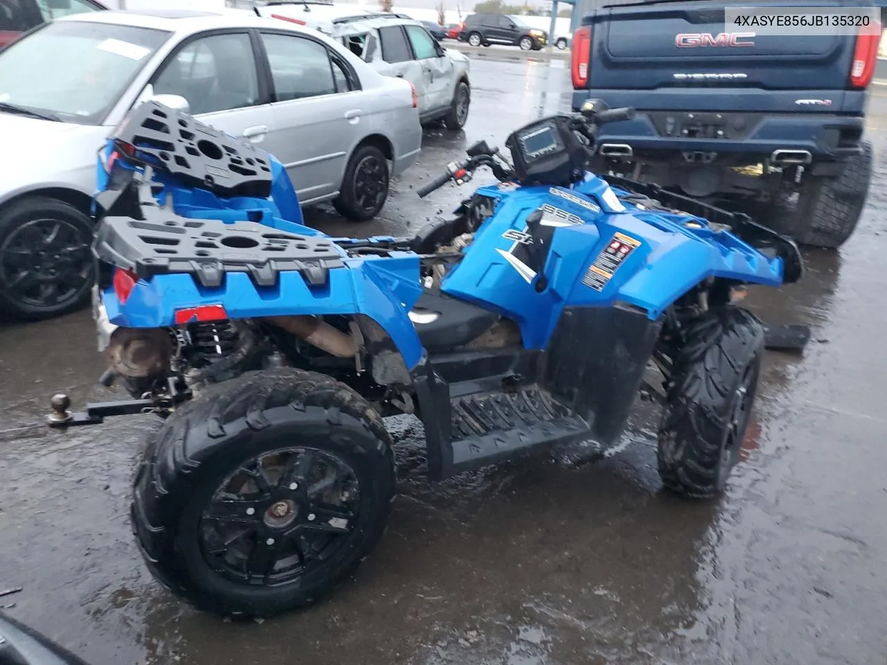 2018 Polaris Sportsman Touring 850 Sp VIN: 4XASYE856JB135320 Lot: 76048474