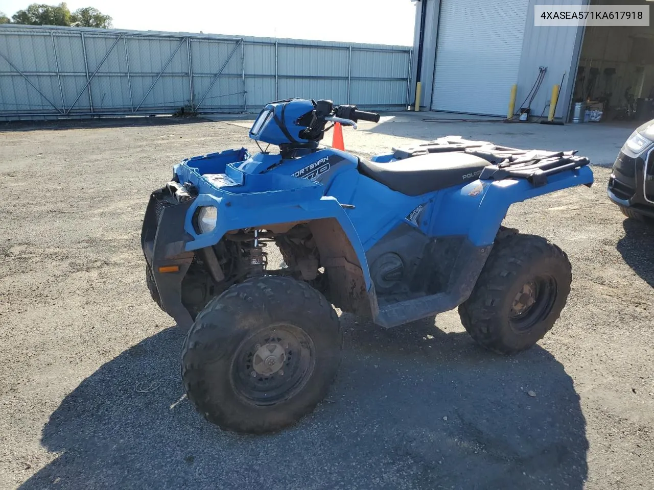 2019 Polaris Sportsman 570 VIN: 4XASEA571KA617918 Lot: 74245774