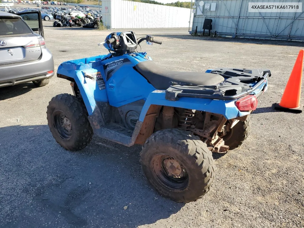 2019 Polaris Sportsman 570 VIN: 4XASEA571KA617918 Lot: 74245774