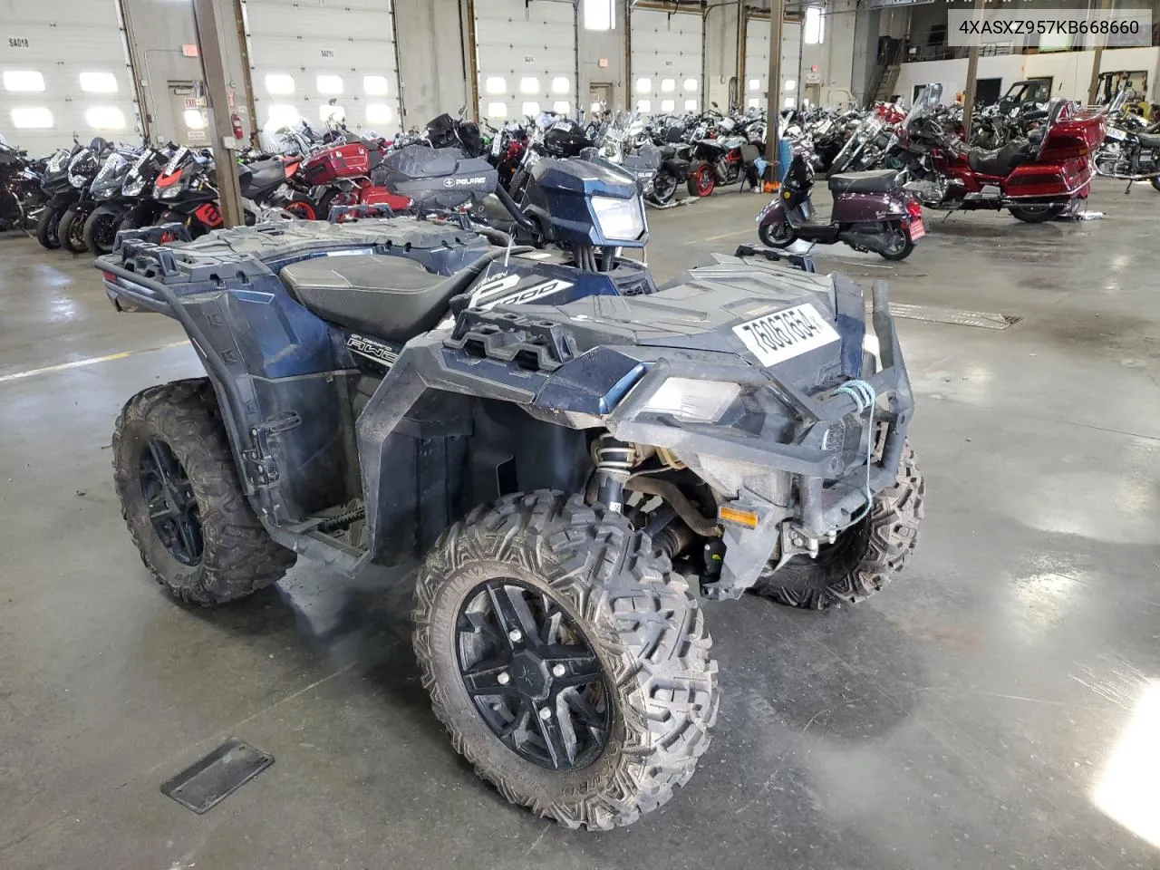 2019 Polaris Sportsman Xp 1000 Premium VIN: 4XASXZ957KB668660 Lot: 76067654