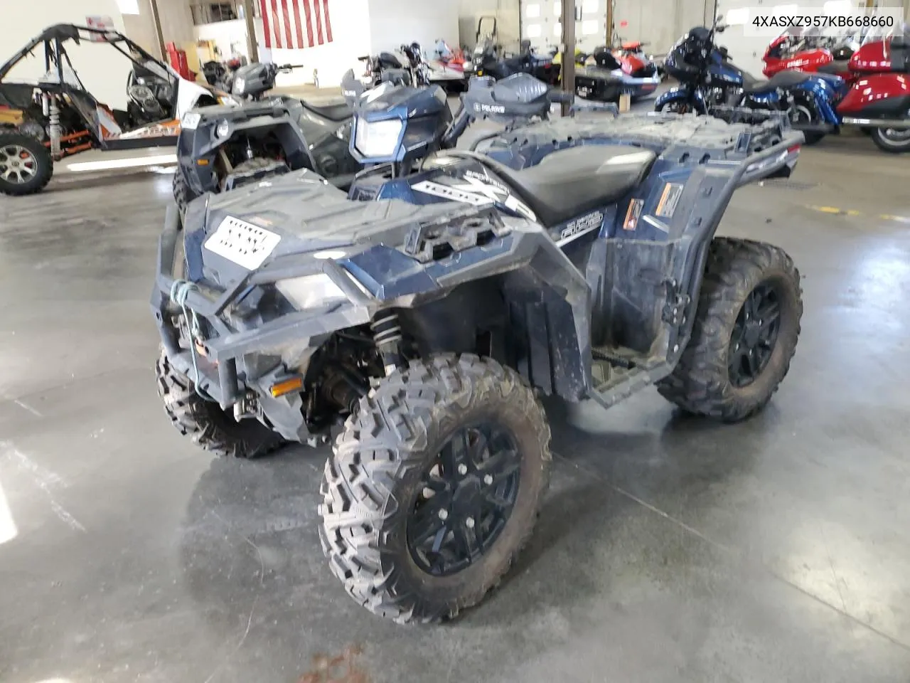 2019 Polaris Sportsman Xp 1000 Premium VIN: 4XASXZ957KB668660 Lot: 76067654