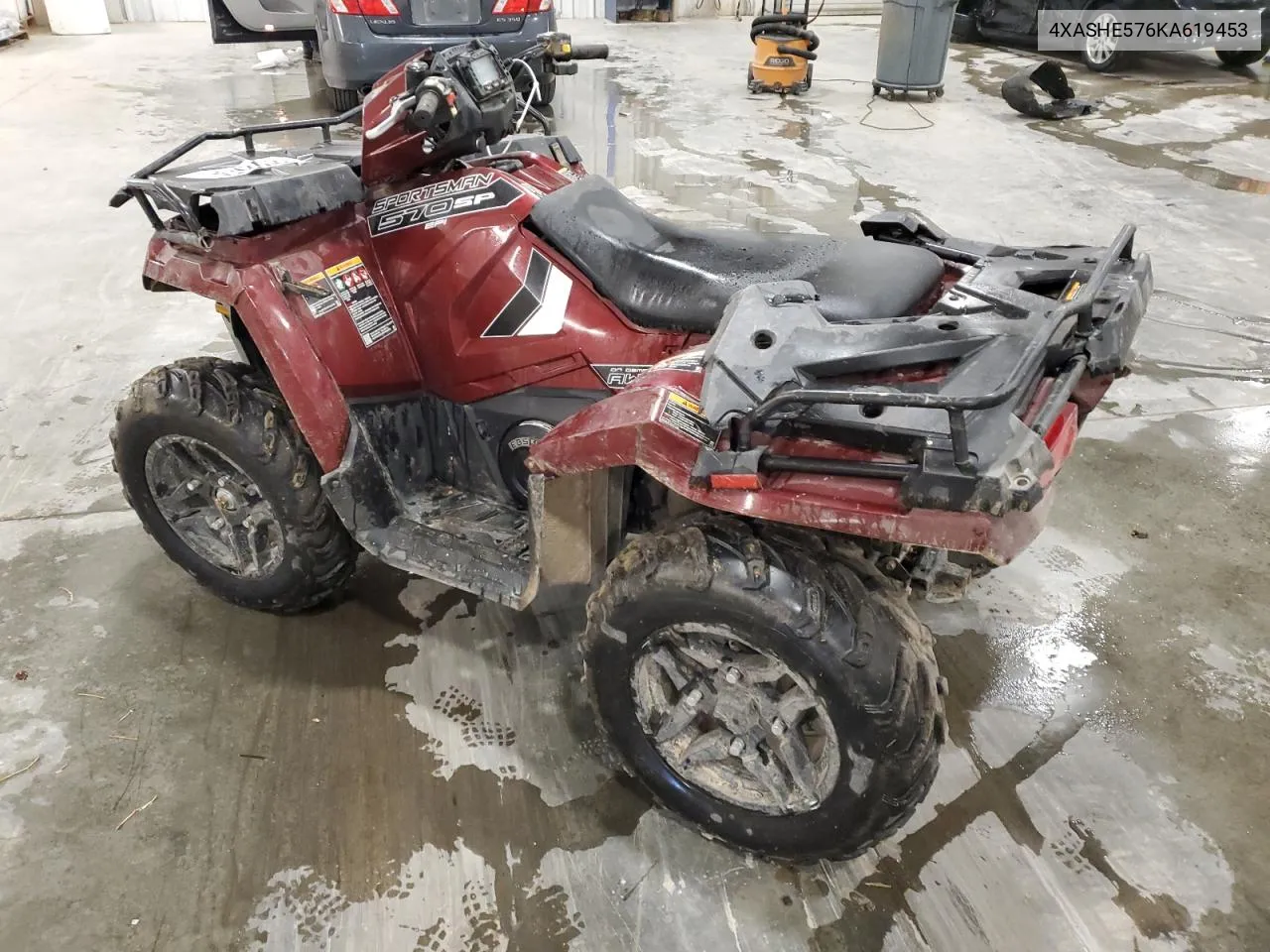 2019 Polaris Sportsman 570 Sp VIN: 4XASHE576KA619453 Lot: 78628254