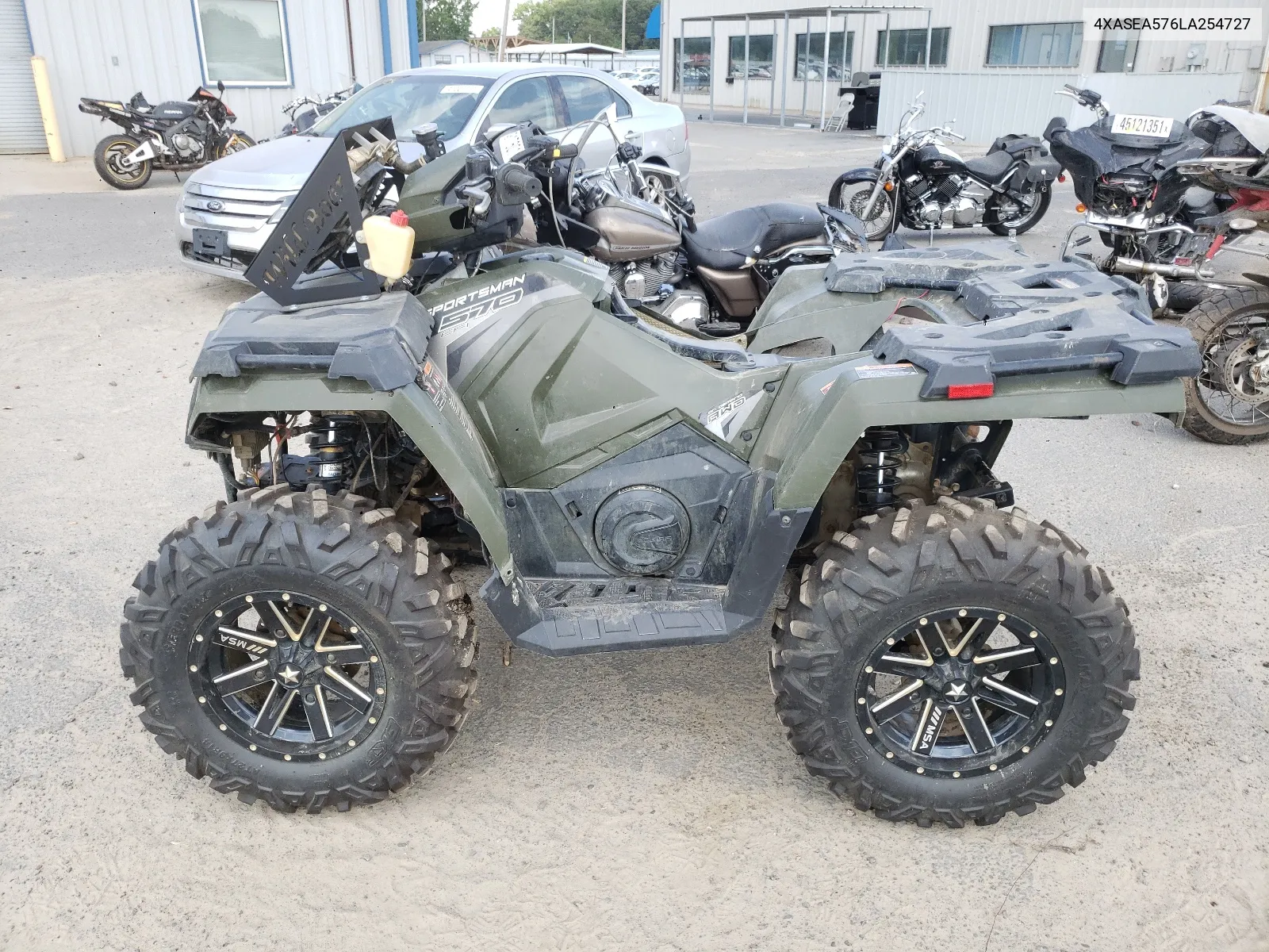 2020 Polaris Sportsman 570 VIN: 4XASEA576LA254727 Lot: 48328281