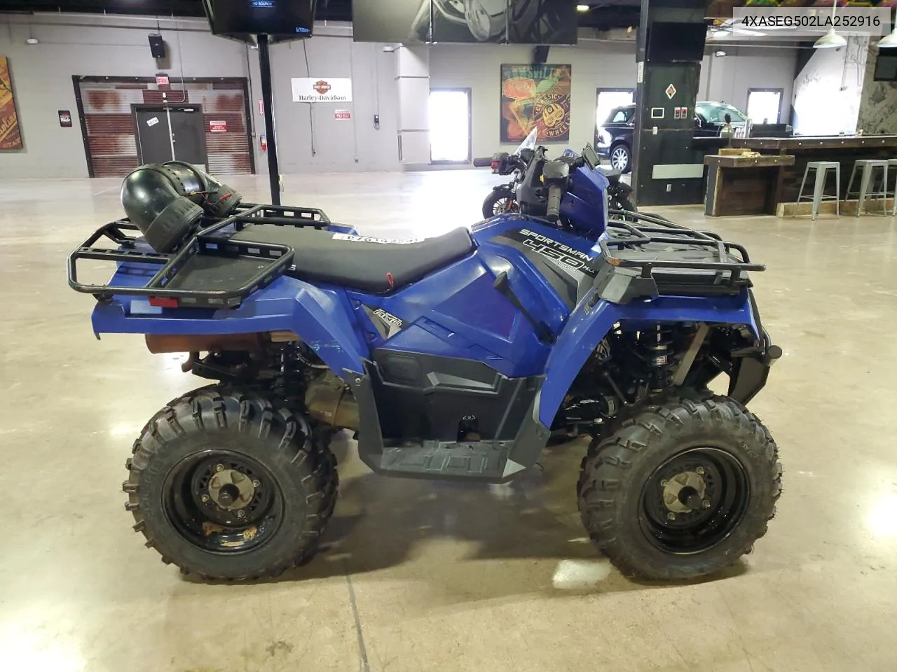 2020 Polaris Sportsman 450 H.o. Utility Package VIN: 4XASEG502LA252916 Lot: 67614234