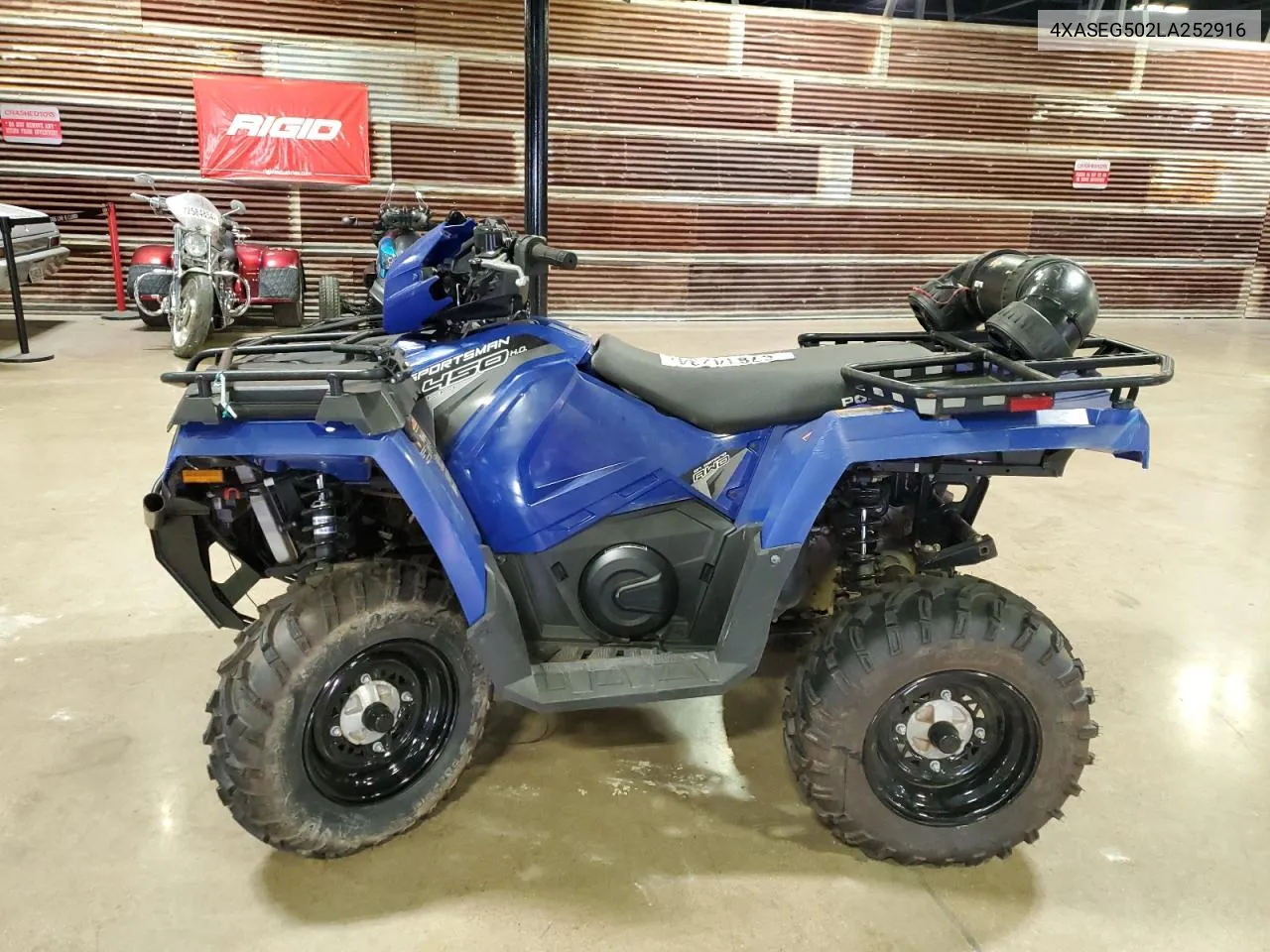 2020 Polaris Sportsman 450 H.o. Utility Package VIN: 4XASEG502LA252916 Lot: 67614234