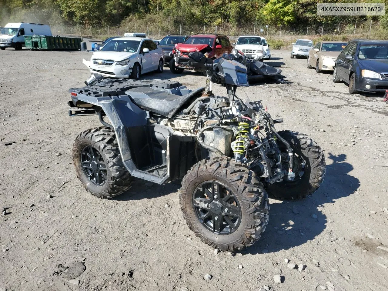 2020 Polaris Sportsman Xp 1000 Trail Package VIN: 4XASXZ959LB316620 Lot: 75395634