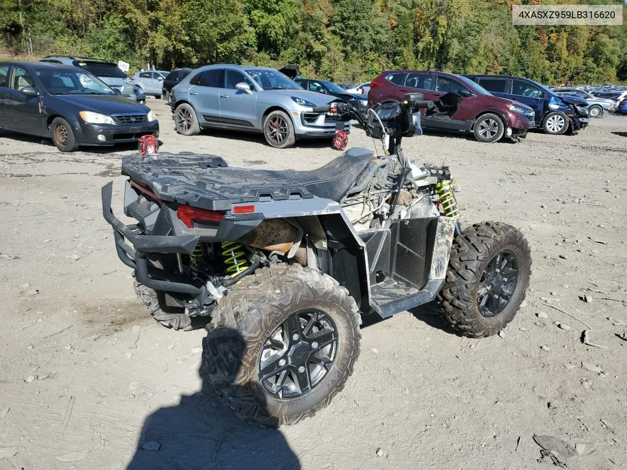 2020 Polaris Sportsman Xp 1000 Trail Package VIN: 4XASXZ959LB316620 Lot: 75395634