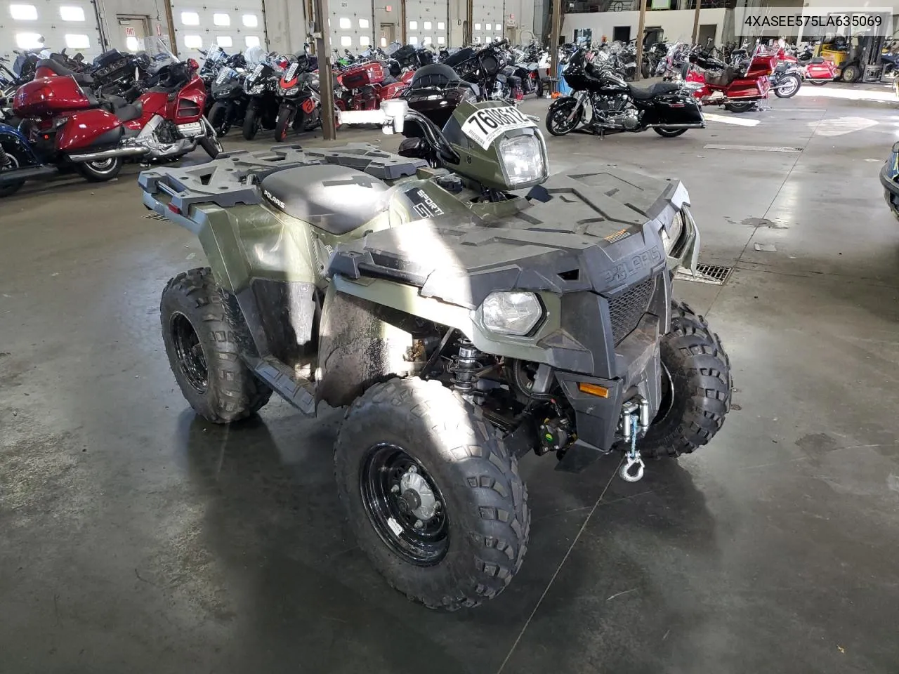 2020 Polaris Sportsman 570 Eps VIN: 4XASEE575LA635069 Lot: 76086124