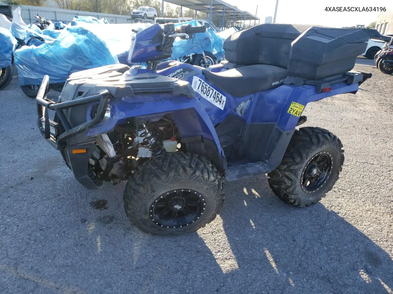 2020 Polaris Sportsman 450 H.o. VIN: 4XASEA5CXLA634196 Lot: 76587464