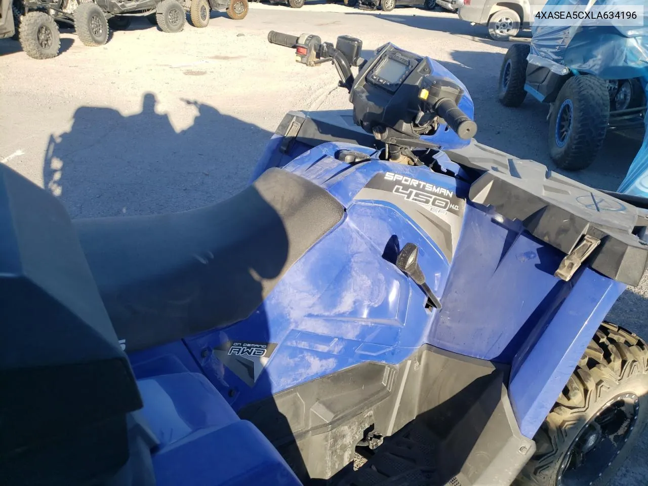 2020 Polaris Sportsman 450 H.o. VIN: 4XASEA5CXLA634196 Lot: 76587464