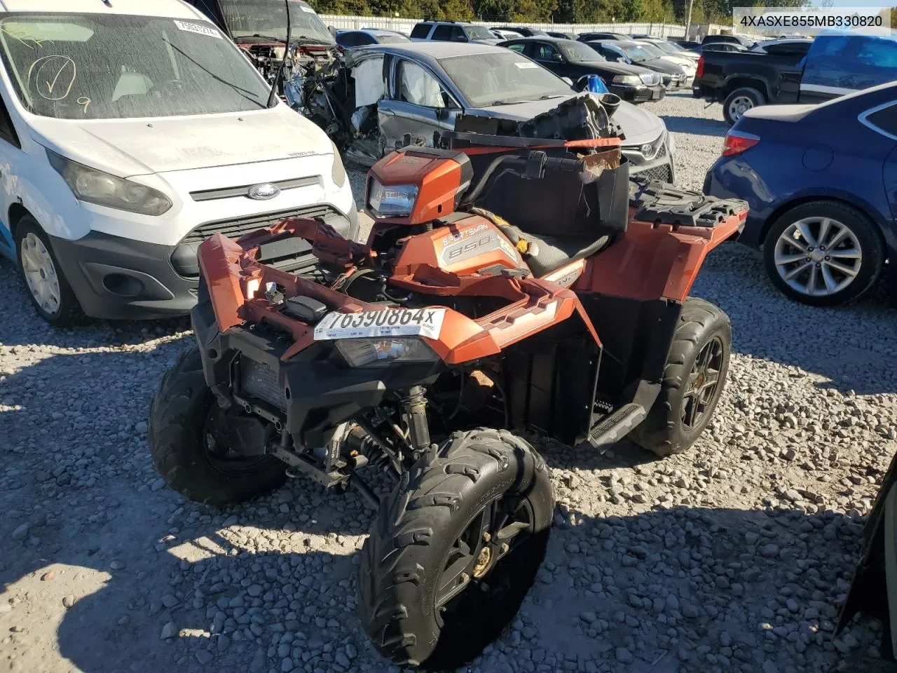 2021 Polaris Sportsman 850 Premium VIN: 4XASXE855MB330820 Lot: 76390864