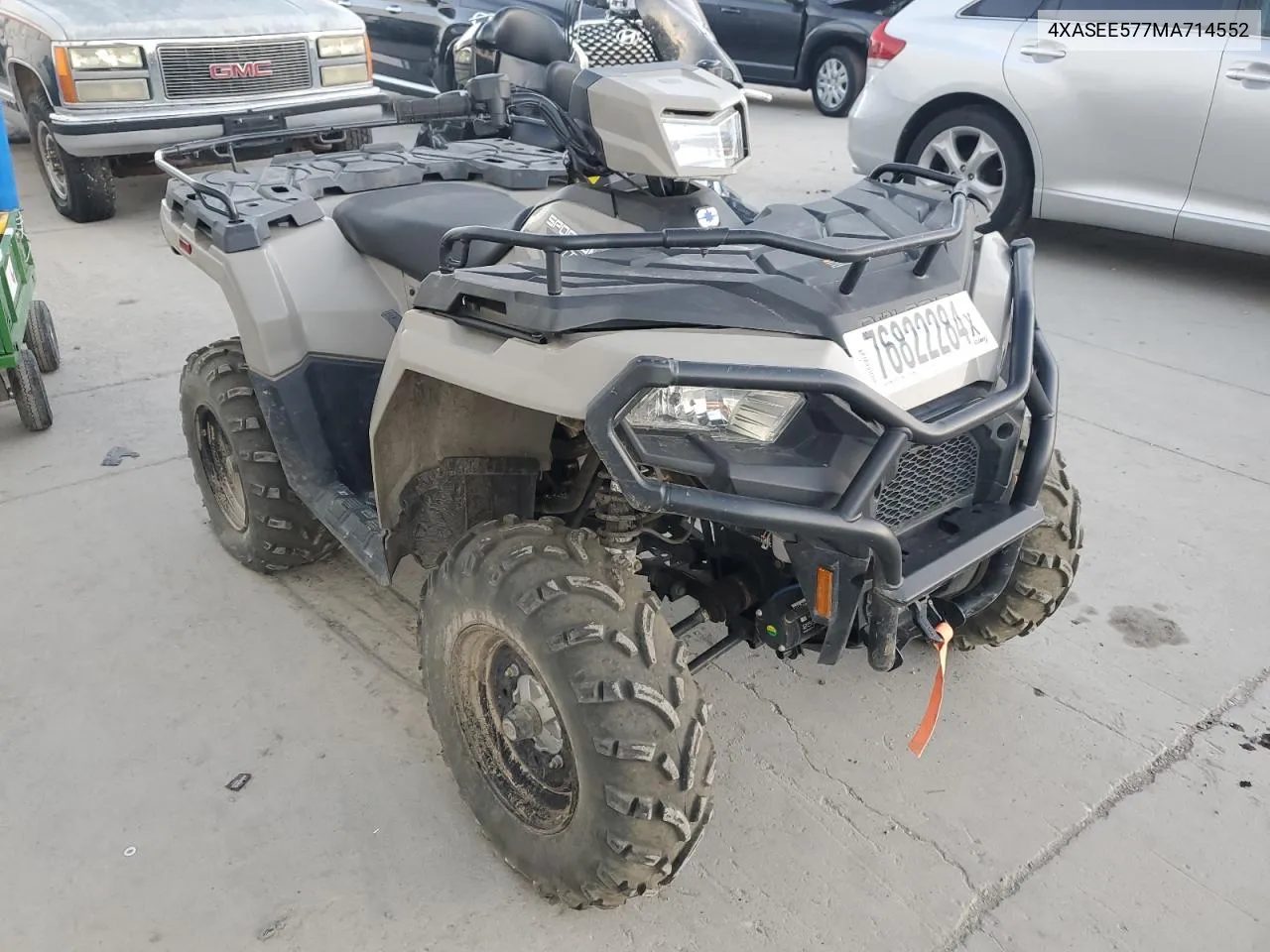 2021 Polaris Sportsman 570 Eps VIN: 4XASEE577MA714552 Lot: 76822284