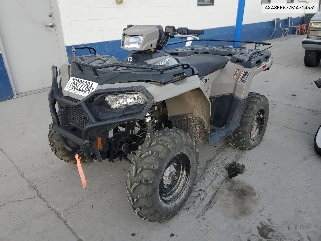 2021 Polaris Sportsman 570 Eps VIN: 4XASEE577MA714552 Lot: 76822284