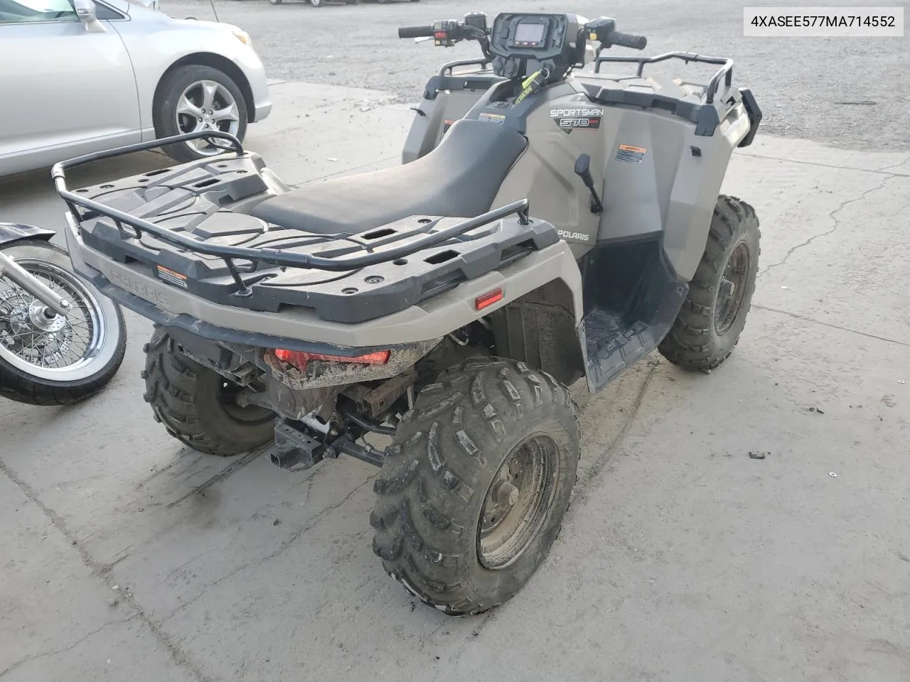 2021 Polaris Sportsman 570 Eps VIN: 4XASEE577MA714552 Lot: 76822284