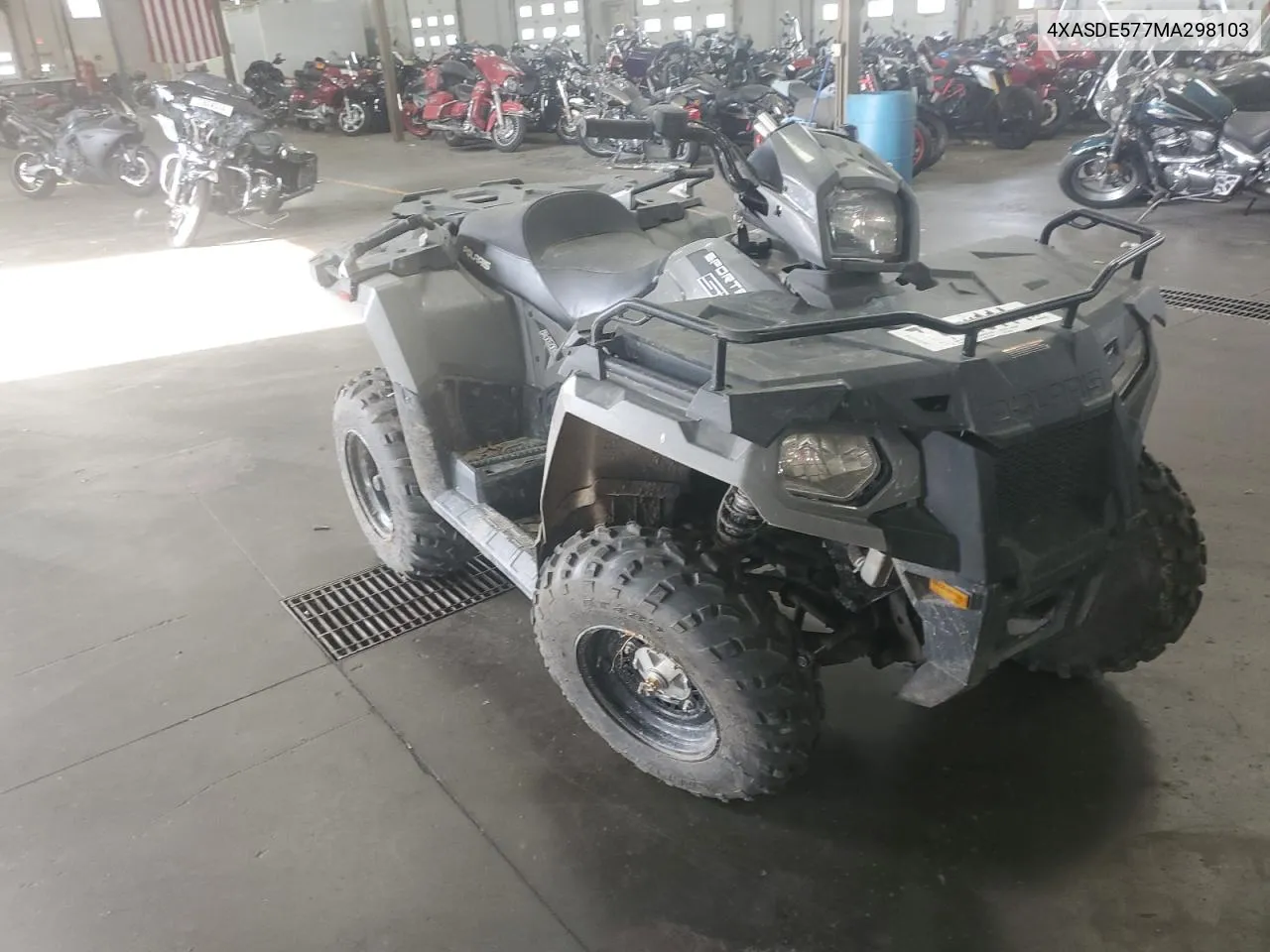 2021 Polaris Sportsman Touring 570 Eps VIN: 4XASDE577MA298103 Lot: 77840114