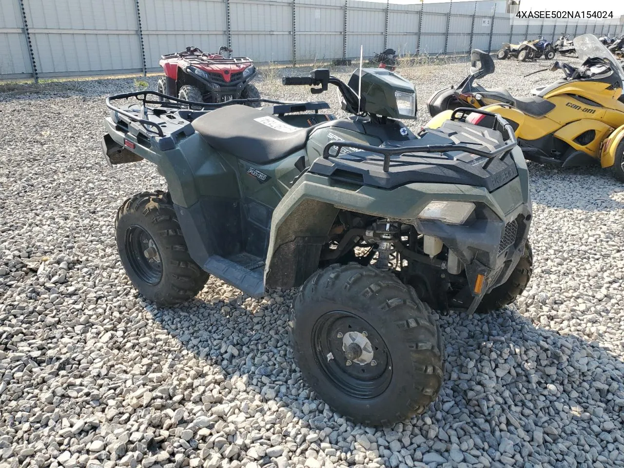 2022 Polaris Sportsman 450 H.o. Eps VIN: 4XASEE502NA154024 Lot: 64497134