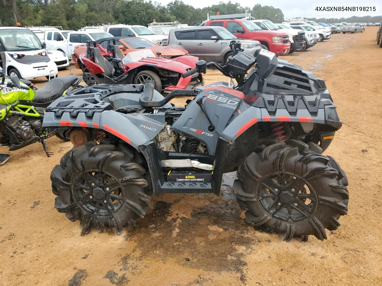 2022 Polaris Sportsman 850 High Lifter Edition VIN: 4XASXN854NB198215 Lot: 79246364