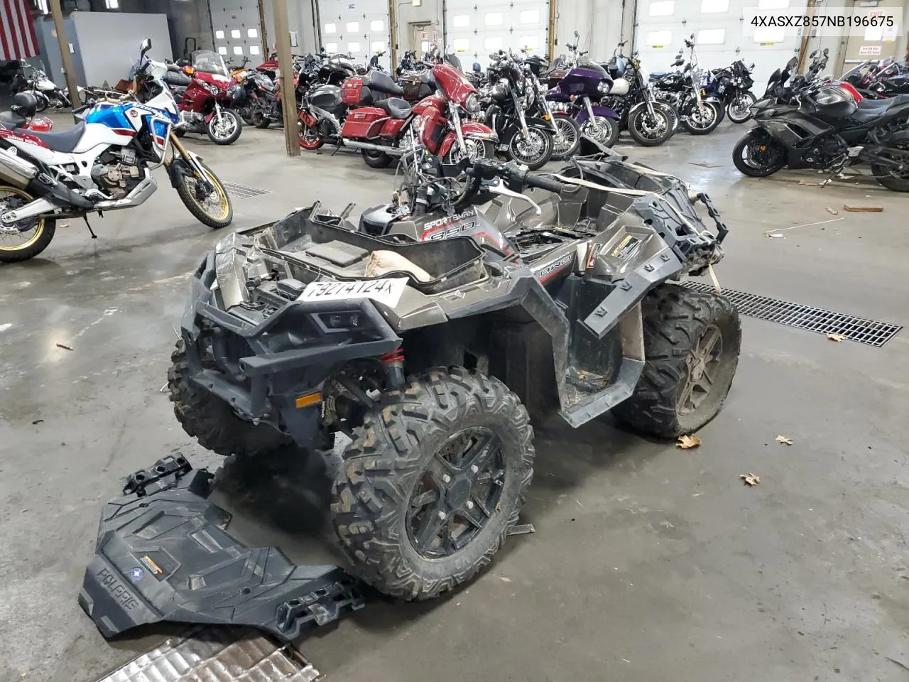 2022 Polaris Sportsman 850 Ultimate Trail Le VIN: 4XASXZ857NB196675 Lot: 79274124